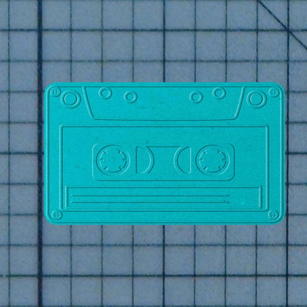 Cassette Tape 227-427 Cookie Cutter and Acrylic Stamp - Image 3