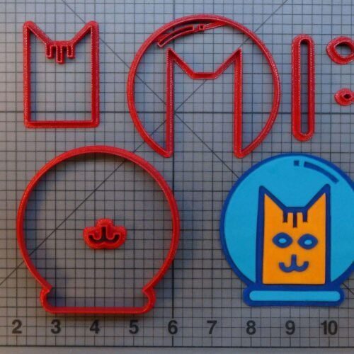 Cat Astronaut 266-A010 Cookie Cutter Set
