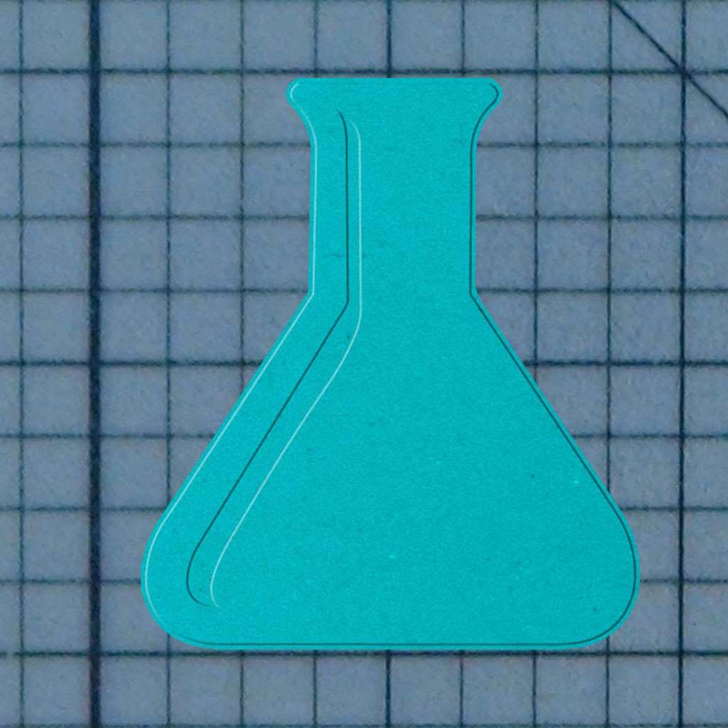 Chemistry Beaker 227-492 Cookie Cutter and Acrylic Stamp - Image 3