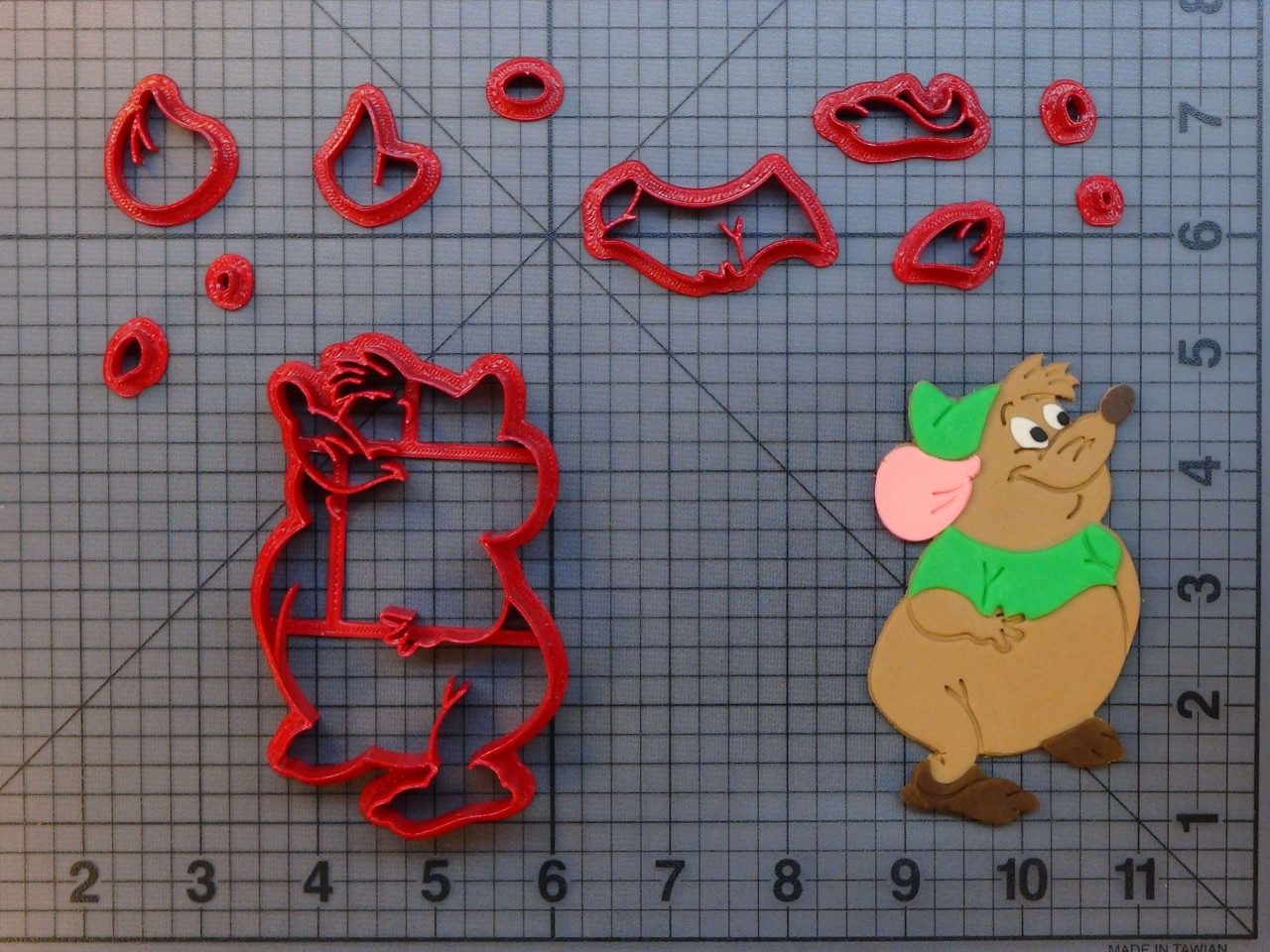 Cinderella - Gus 266-A434 Cookie Cutter Set
