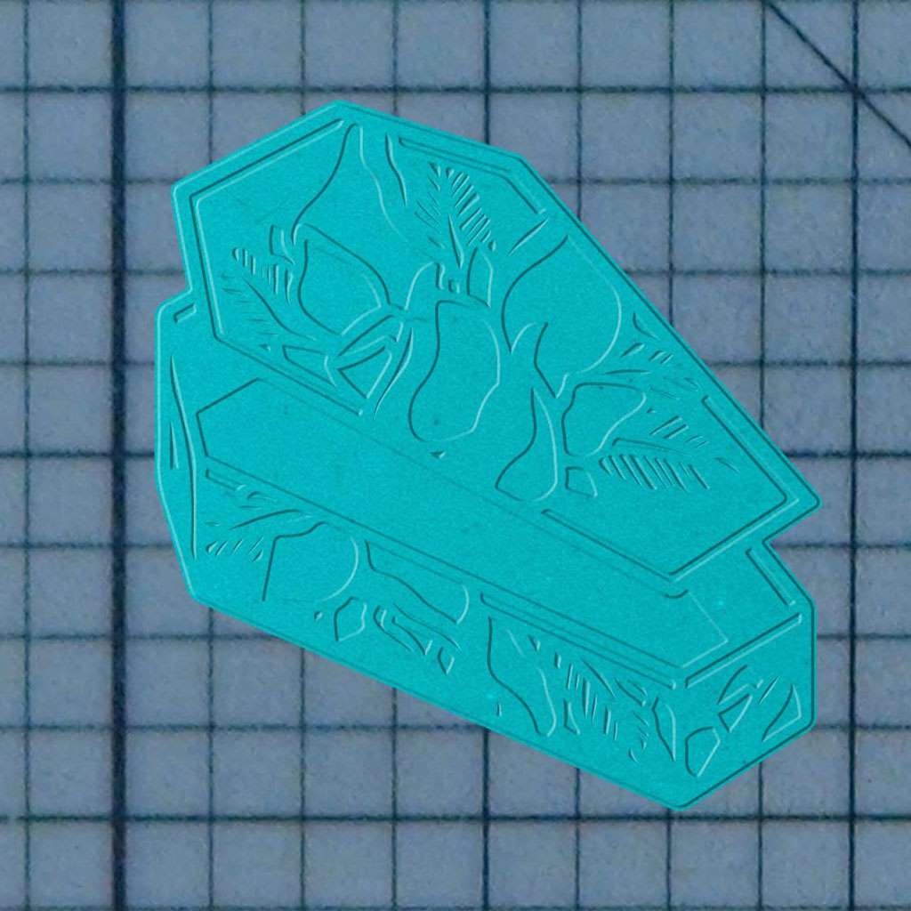 Coffin 227-419 Cookie Cutter and Acrylic Stamp - Image 3