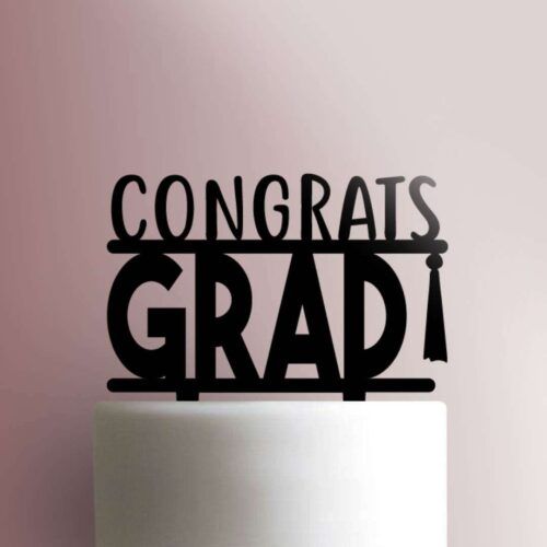 Congrats Grad 225-470 Cake Topper