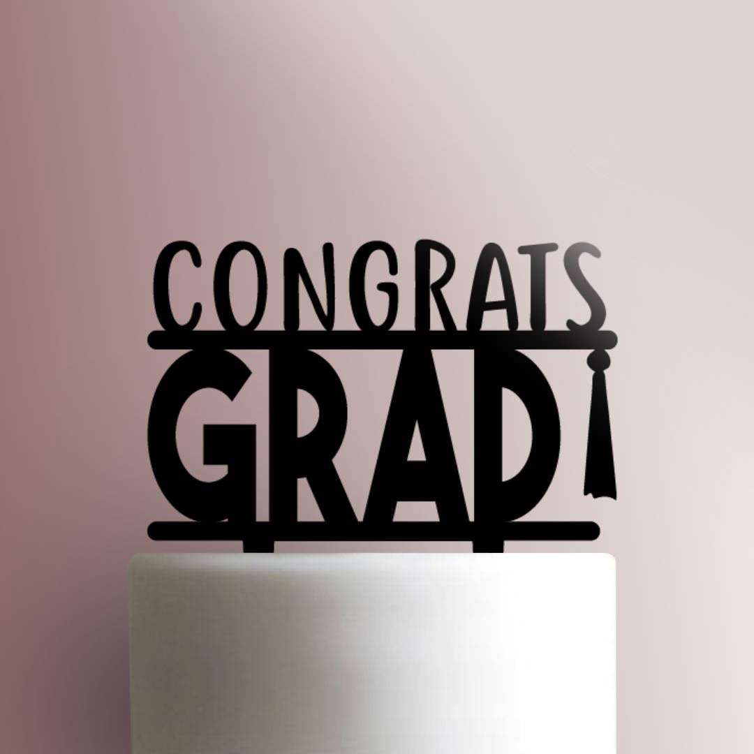 Congrats Grad 225-470 Cake Topper