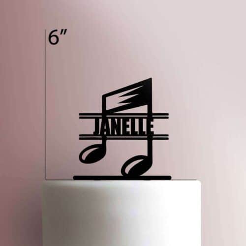 Custom Music Note 225-300 Cake Topper