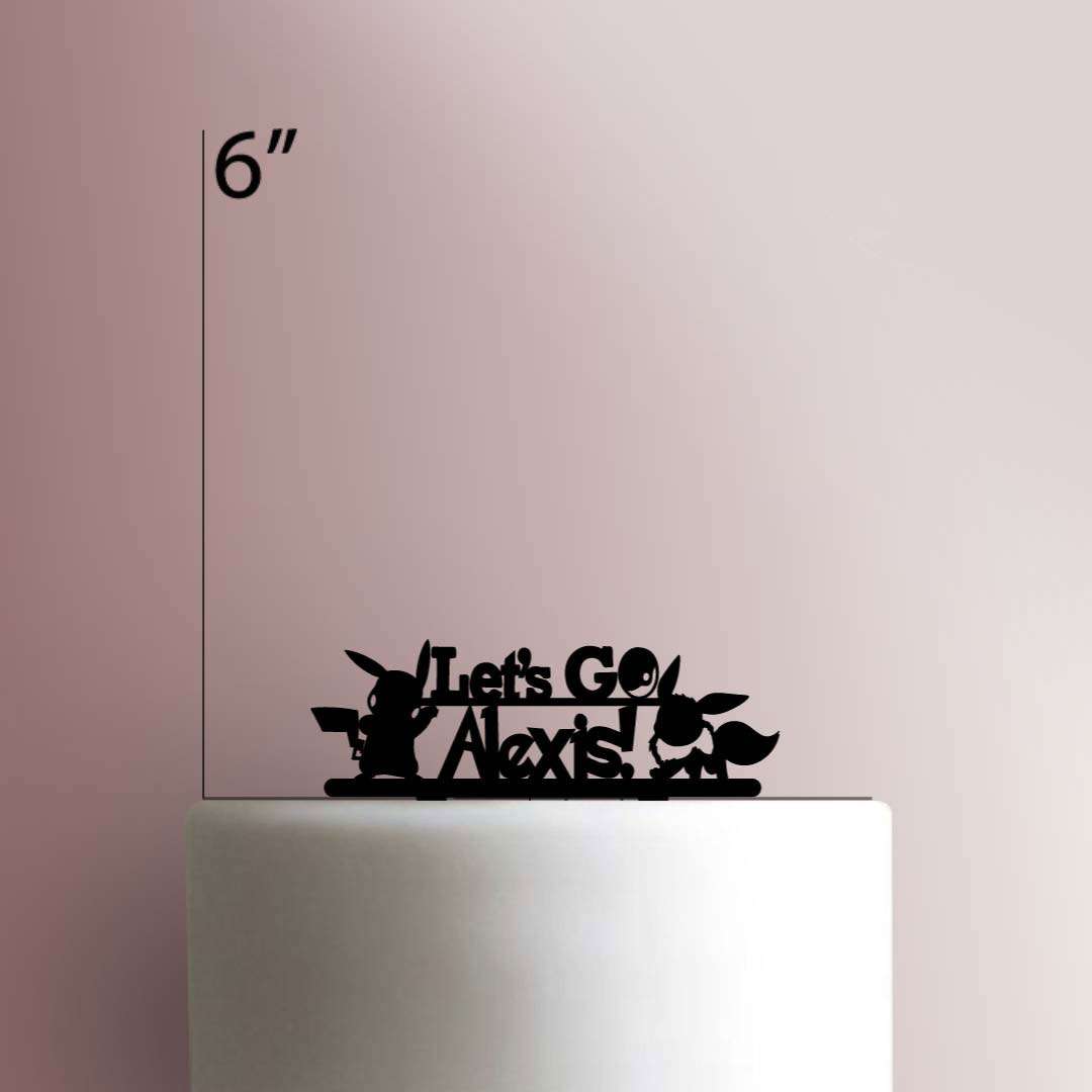 Custom Pokemon - Let's Go 225-274 Cake Topper