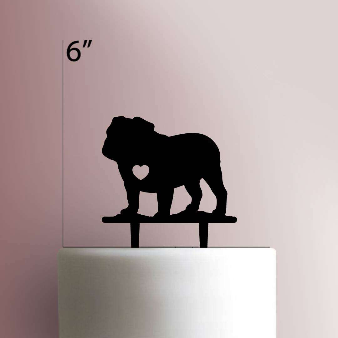 Dog - English Bulldog 225-505 Cake Topper