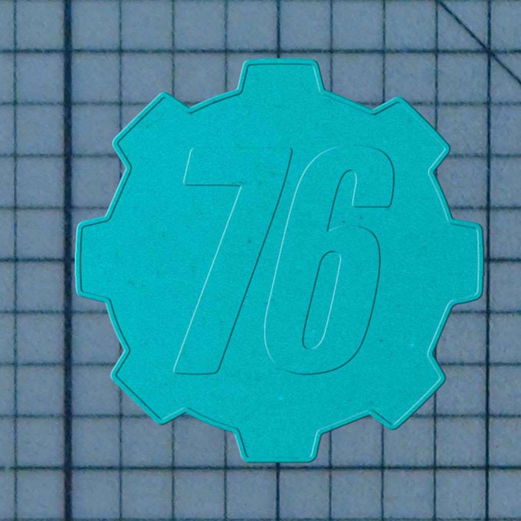 Fallout - Vault 76 227-417 Cookie Cutter and Stamp