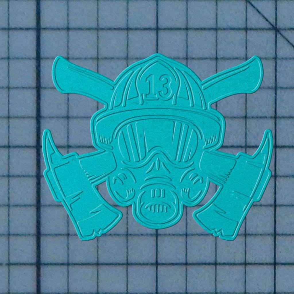 Firefighter 227-428 Cookie Cutter and Stamp