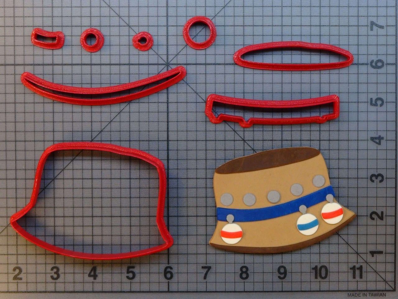 Fisherman Hat 266-A415 Cookie Cutter Set
