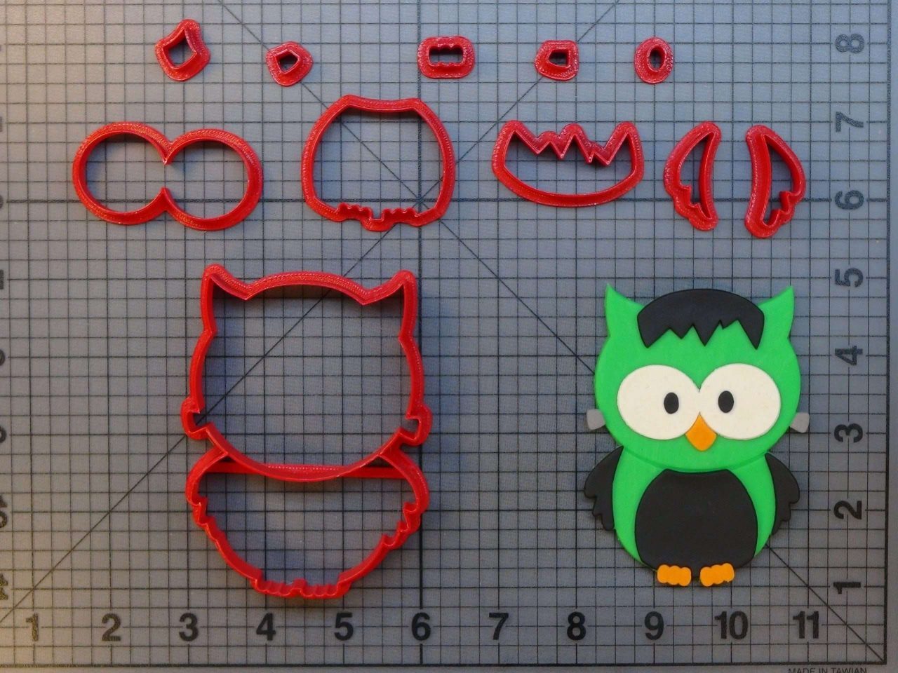 Frankenstien Owl 266-A455 Cookie Cutter Set