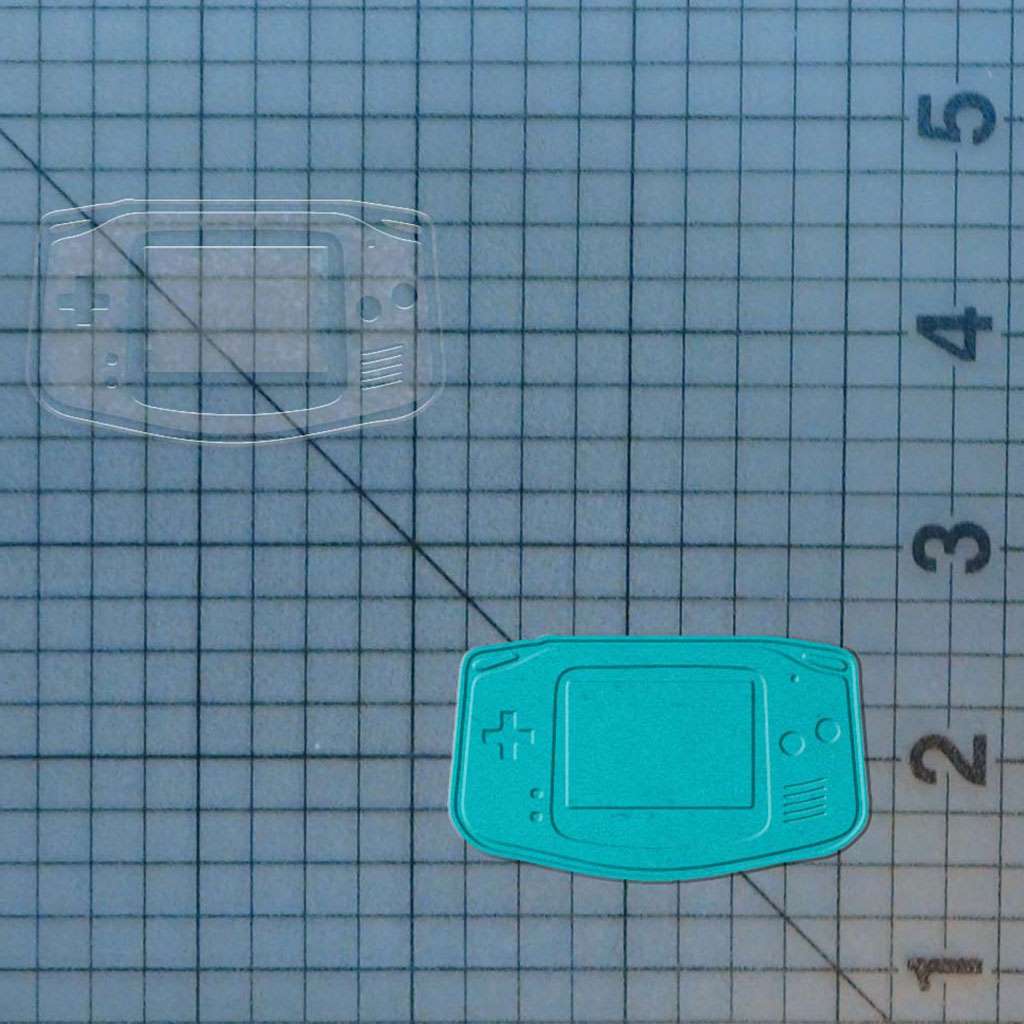 Gameboy Advance 227-497 Cookie Cutter and Acrylic Stamp - Image 2