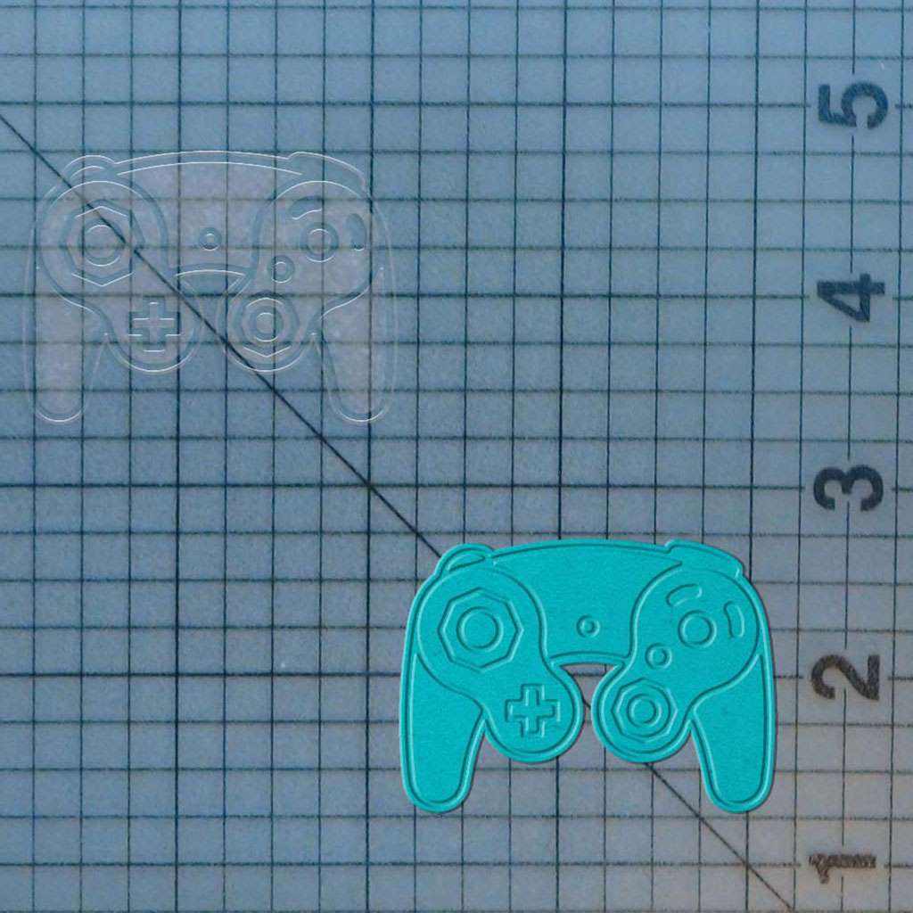 Gamecube Controller 227-498 Cookie Cutter and Acrylic Stamp - Image 2