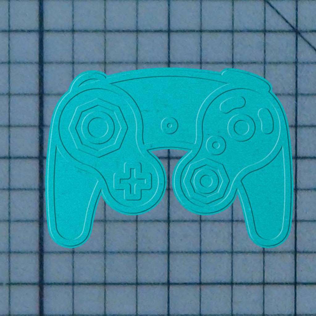 Gamecube Controller 227-498 Cookie Cutter and Acrylic Stamp - Image 3