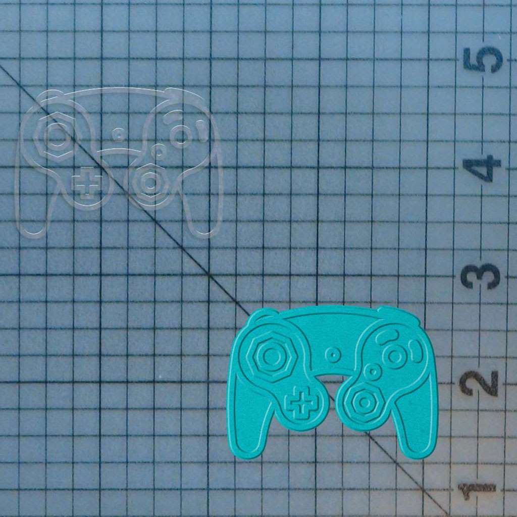 Gamecube Controller 227-498 Cookie Cutter and Acrylic Stamp - Image 4