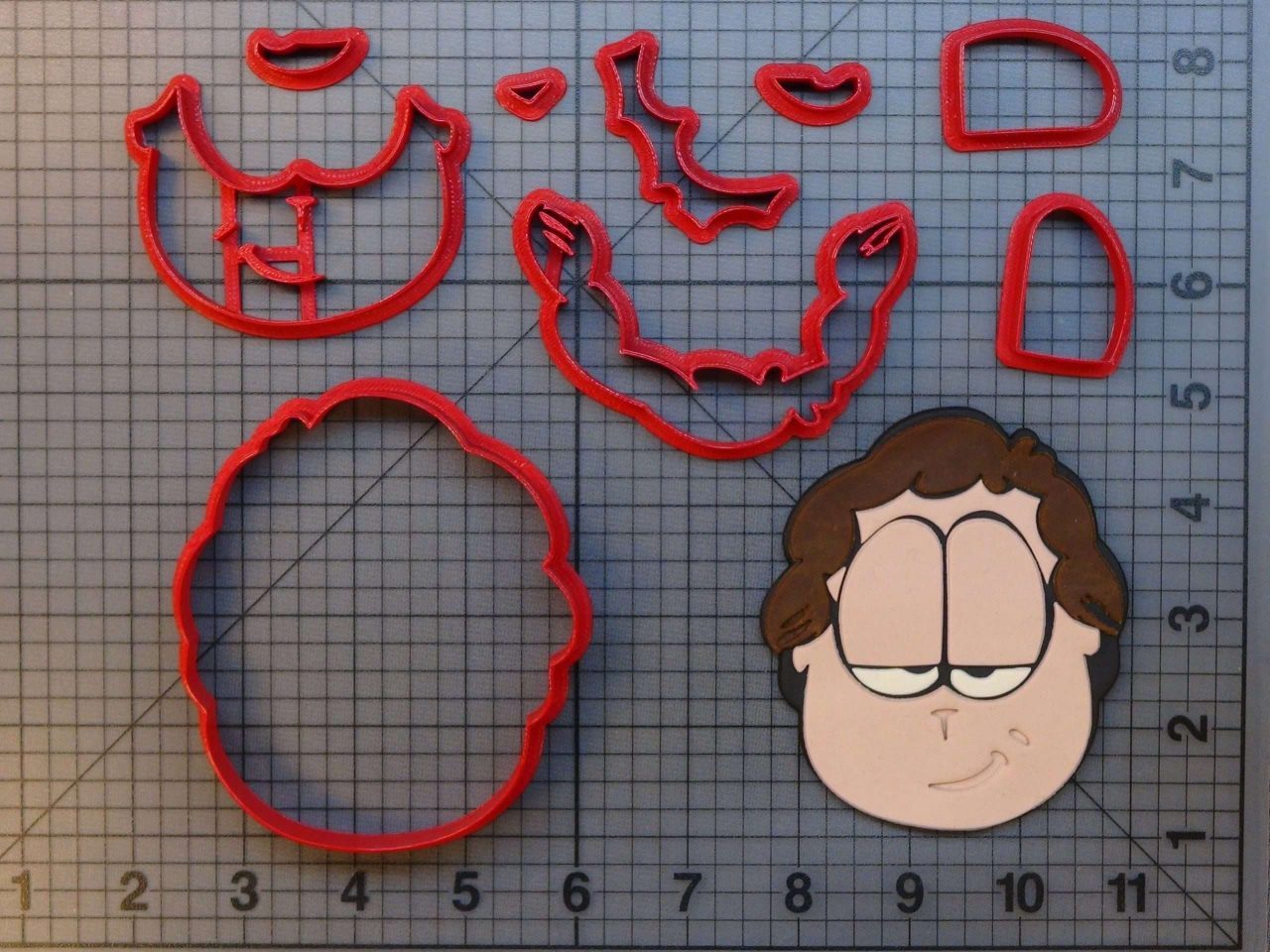 Garfield - Jon Arbuckle 266-A467 Cookie Cutter Set