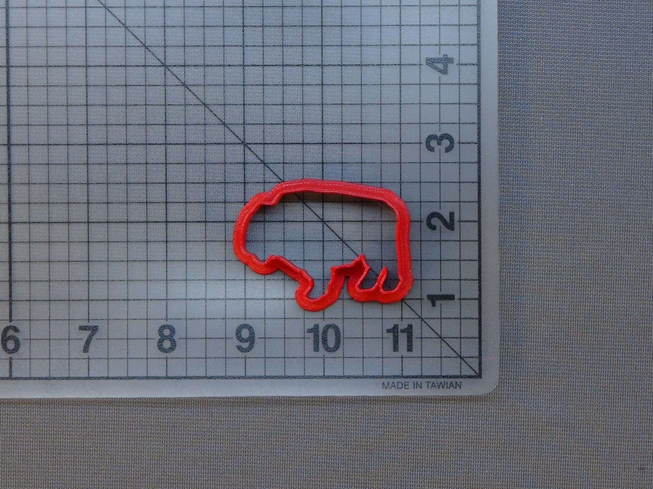 Geometric Buffalo 227-326 Cookie Cutter and Stamp - Image 2