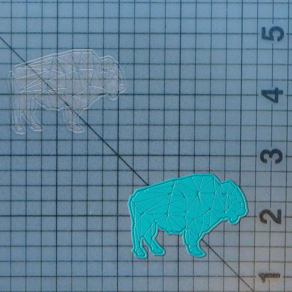 Geometric Buffalo 227-326 Cookie Cutter and Stamp - Image 3