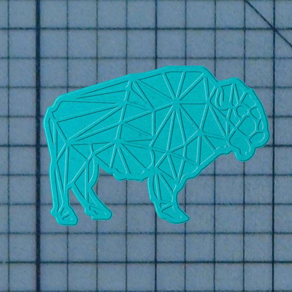 Geometric Buffalo 227-326 Cookie Cutter and Stamp - Image 4
