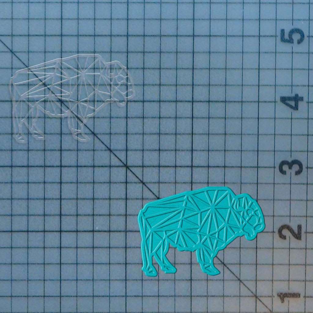 Geometric Buffalo 227-326 Cookie Cutter and Stamp - Image 5