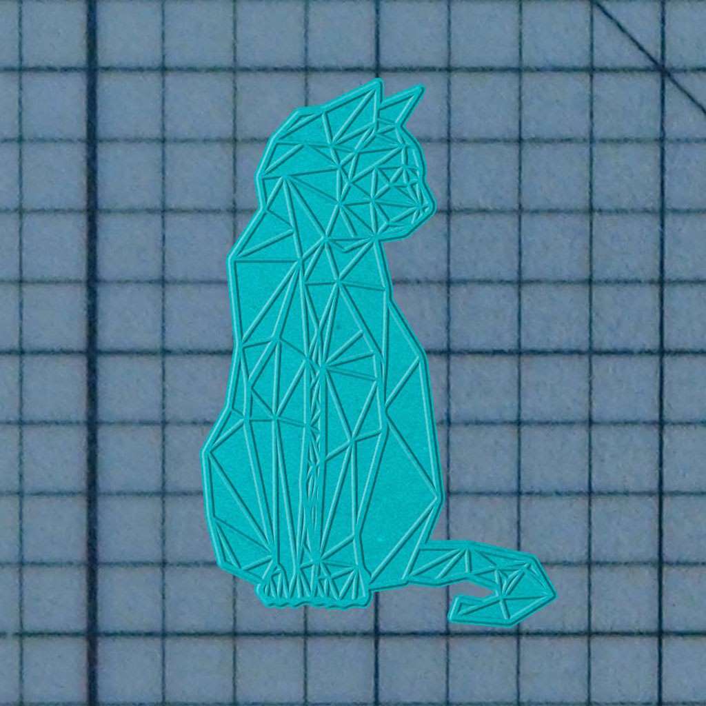 Geometric Cat 227-346 Cookie Cutter and Stamp - Image 3