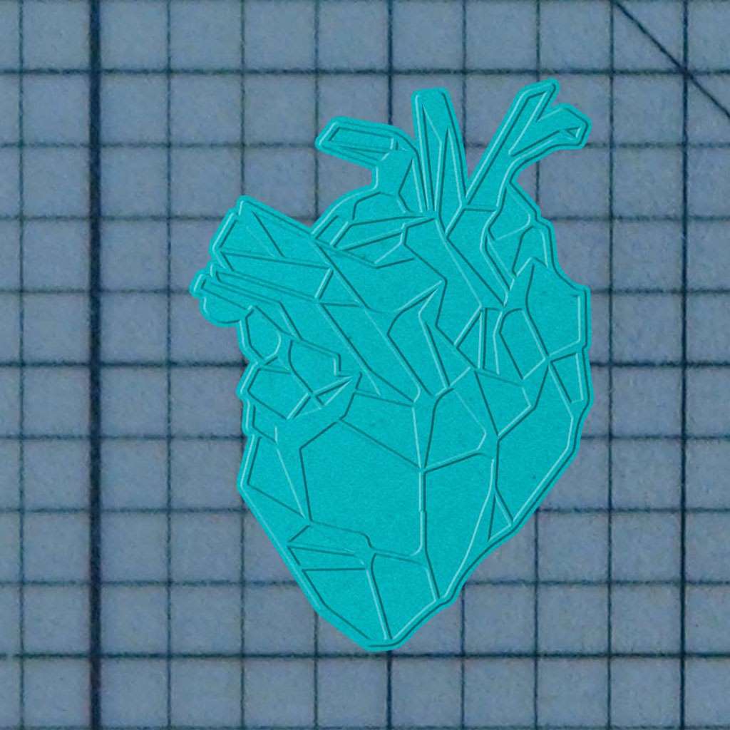 Geometric Heart 227-368 Cookie Cutter and Stamp - Image 3