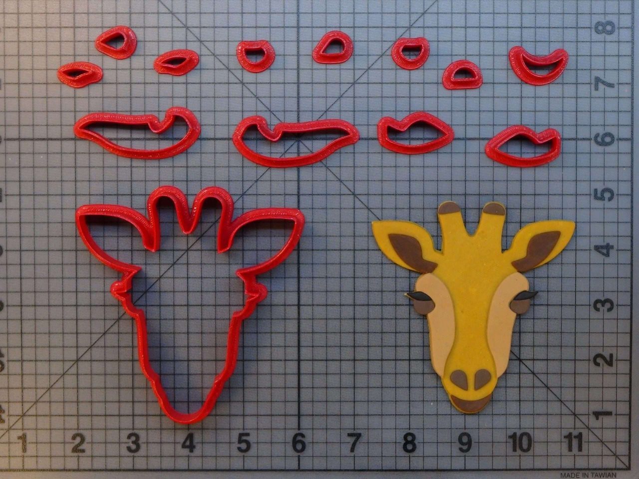 Giraffe 266-A450 Cookie Cutter Set