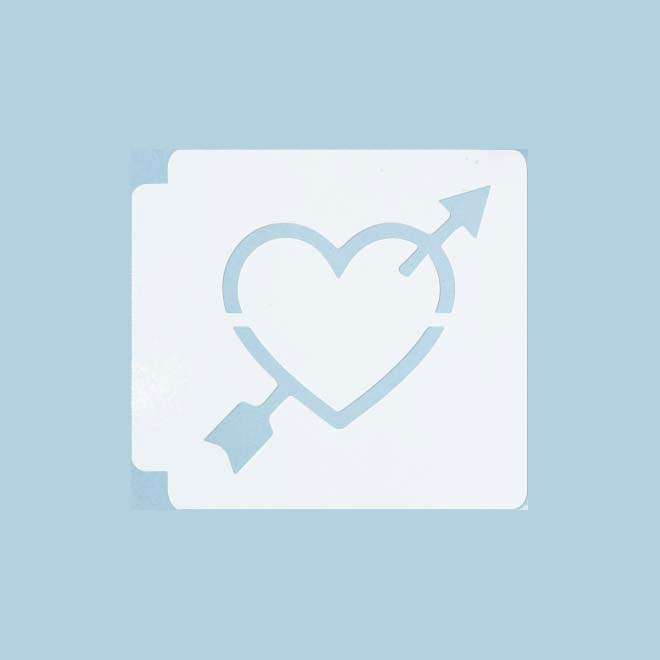 Heart Arrow 783-A066 Stencil