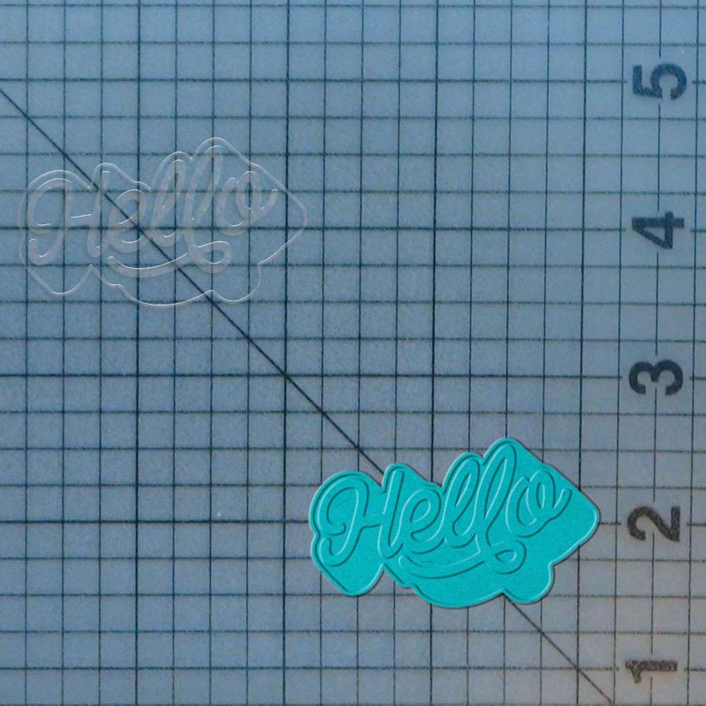 Hello 227-480 Cookie Cutter and Stamp - Image 4