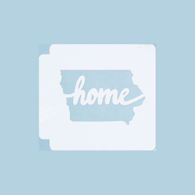 Iowa Home State 783-A397 Stencil