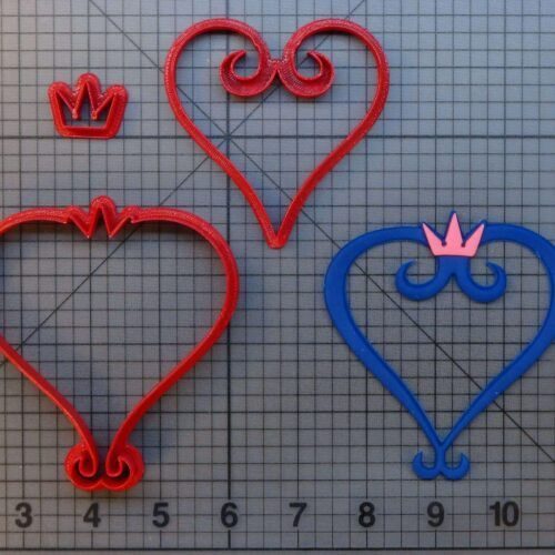 Kingdom Hearts Logo 266-A444 Cookie Cutter Set