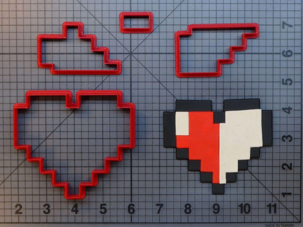 Legend of Zelda - Heart 266-A476 Cookie Cutter Set