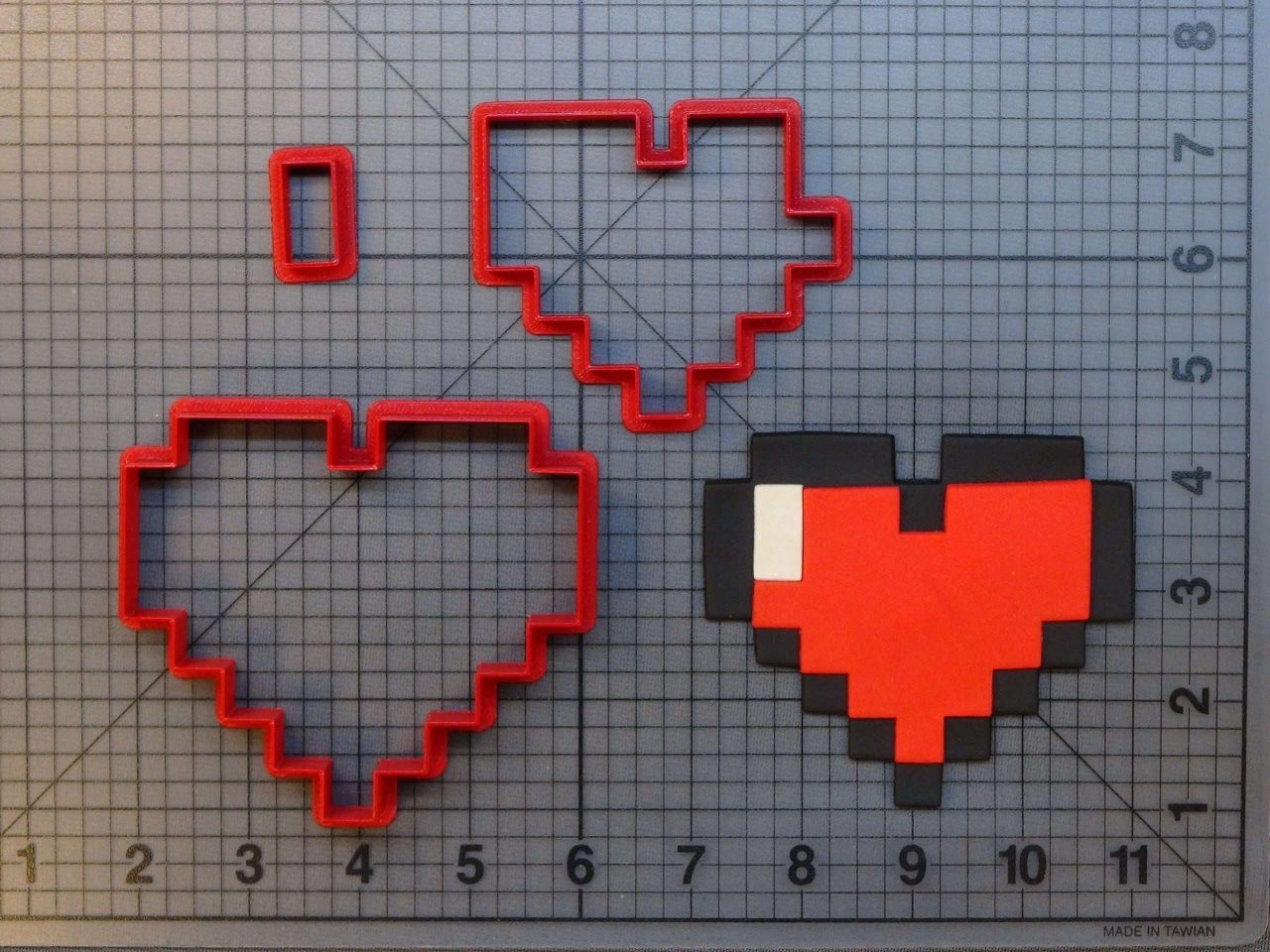 Legend of Zelda - Heart 266-A477 Cookie Cutter Set