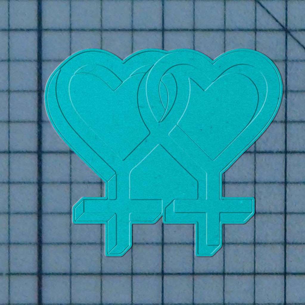 Lesbian Gender Symbols 227-411 Cookie Cutter and Stamp