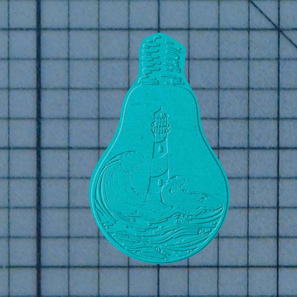 Light House in a Light Bulb 227-361 Cookie Cutter and Stamp