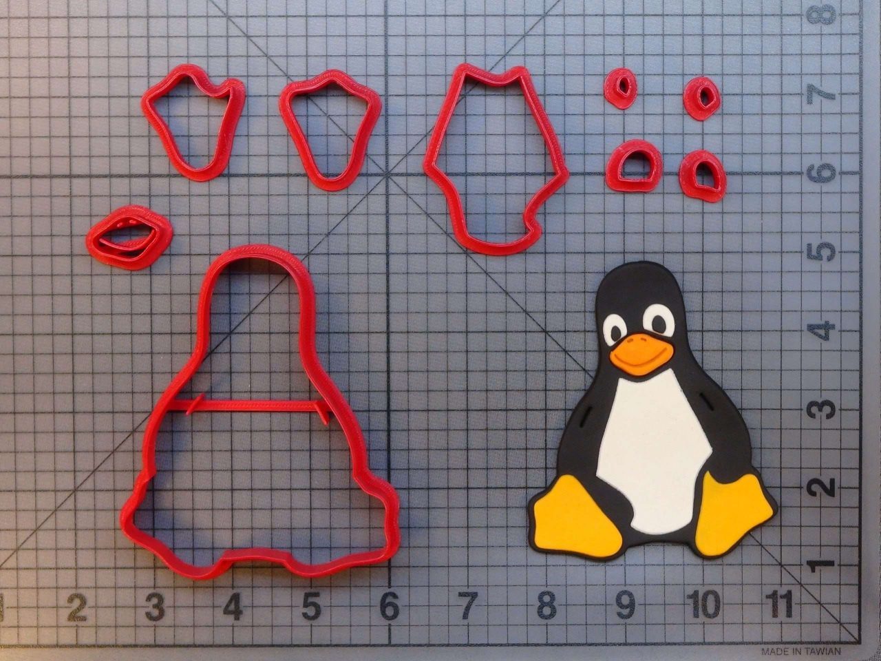 Linux Penguin 266-A065 Cookie Cutter Set