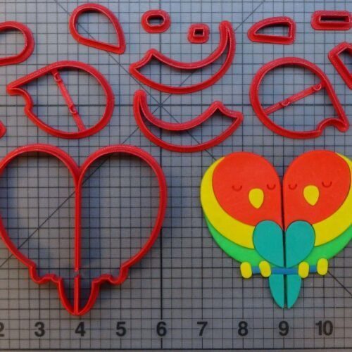 Love Birds 266-A399 Cookie Cutter Set
