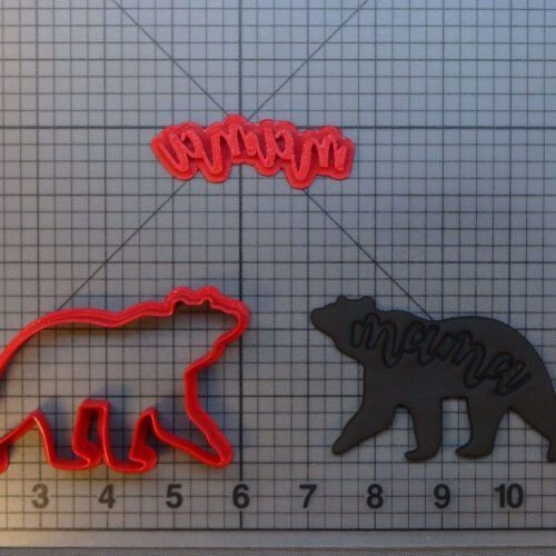 Mama Bear 266-A382 Cookie Cutter and Stamp