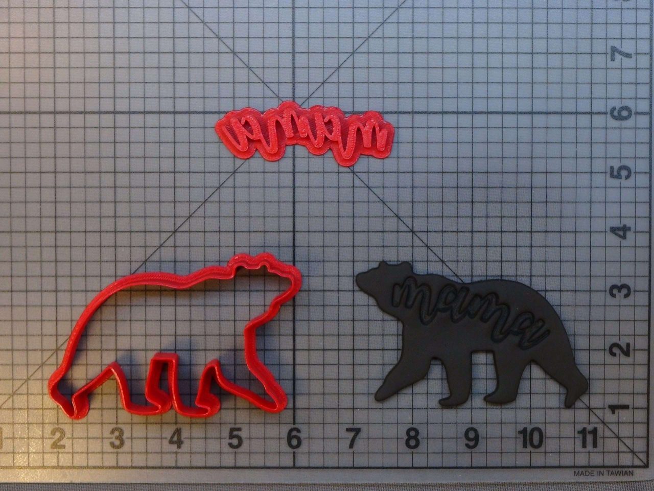 Mama Bear 266-A382 Cookie Cutter and Stamp