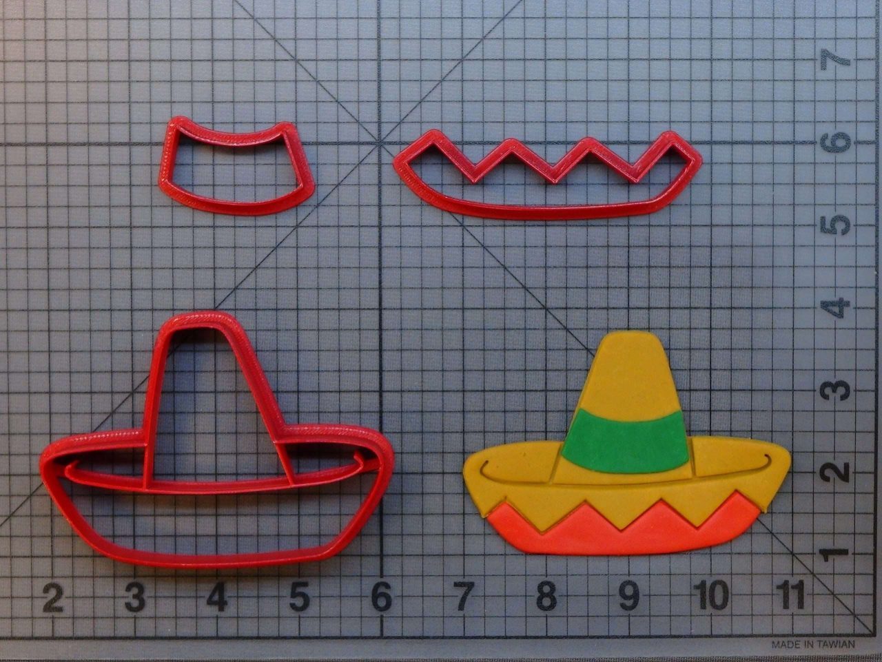 Mariachi Hat 266-A375 Cookie Cutter Set