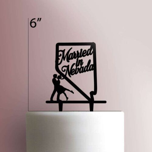 Married in Nevada 225-508 Cake Topper