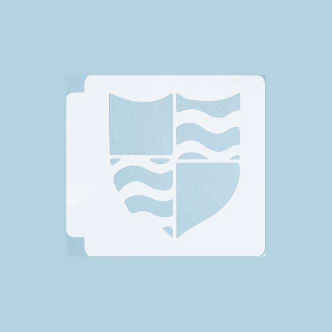 Medieval Shield 783-A008 Stencil