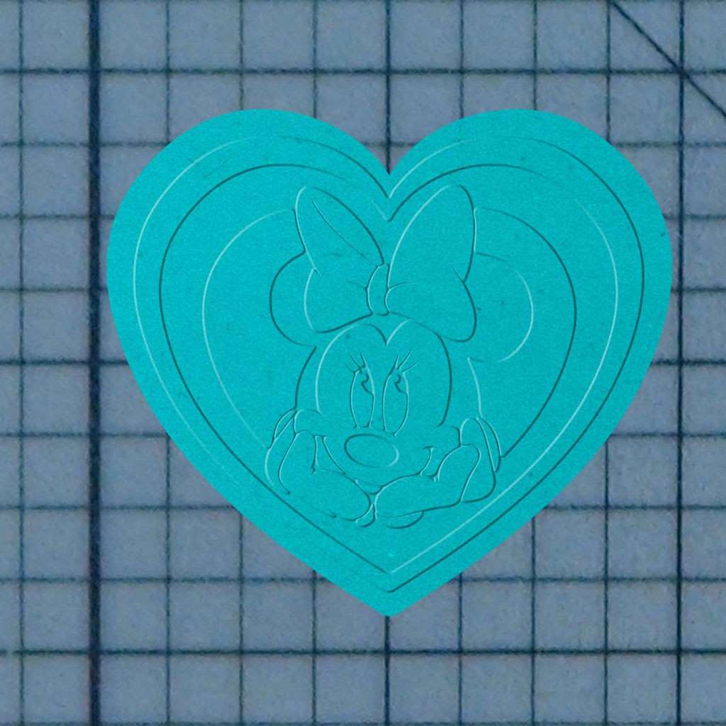 Minnie Mouse Heart 227-286 Cookie Cutter and Stamp