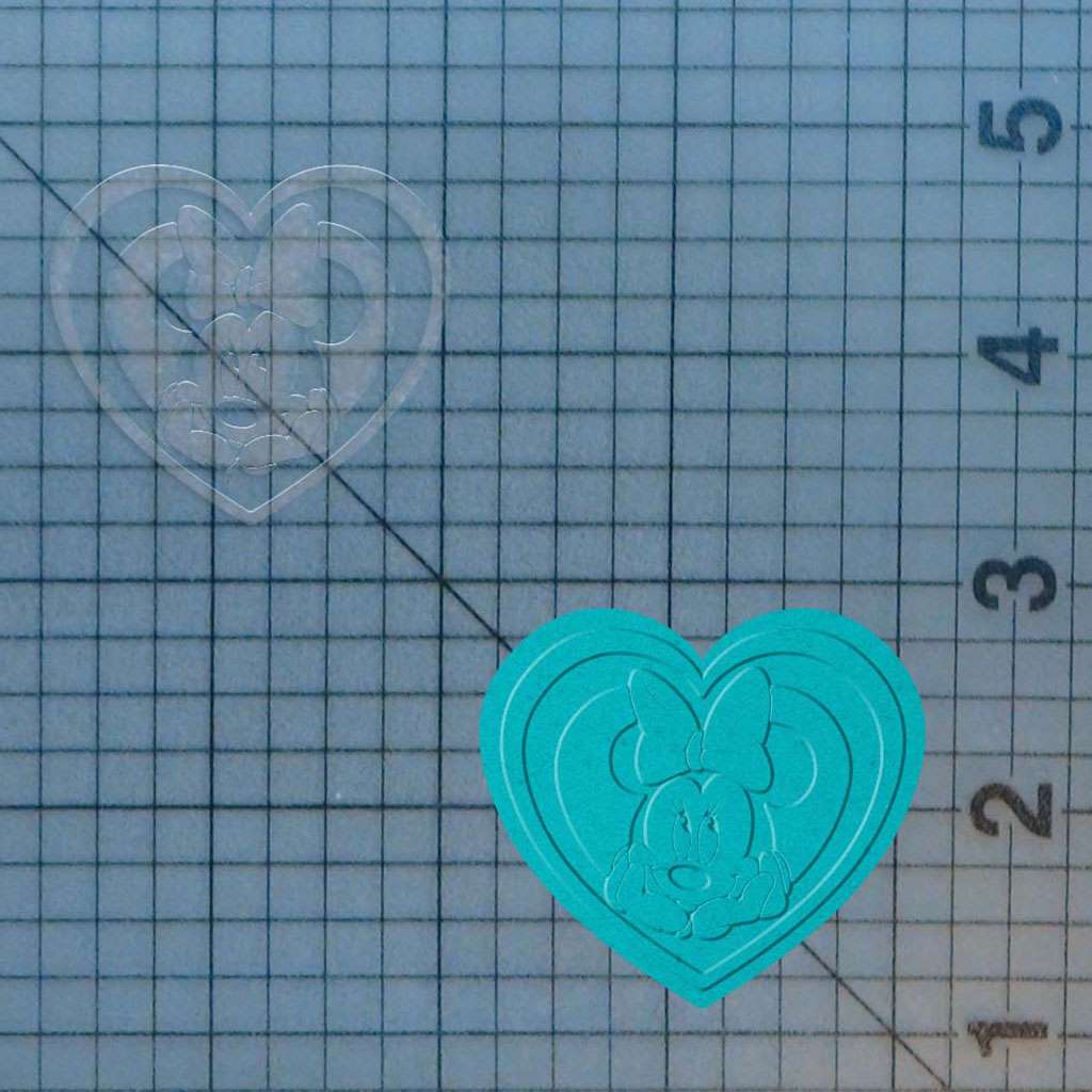 Minnie Mouse Heart 227-286 Cookie Cutter and Stamp - Image 2