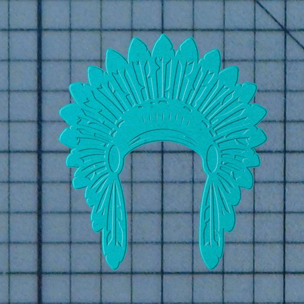 Native American Headdress 227-471 Cookie Cutter and Acrylic Stamp - Image 3