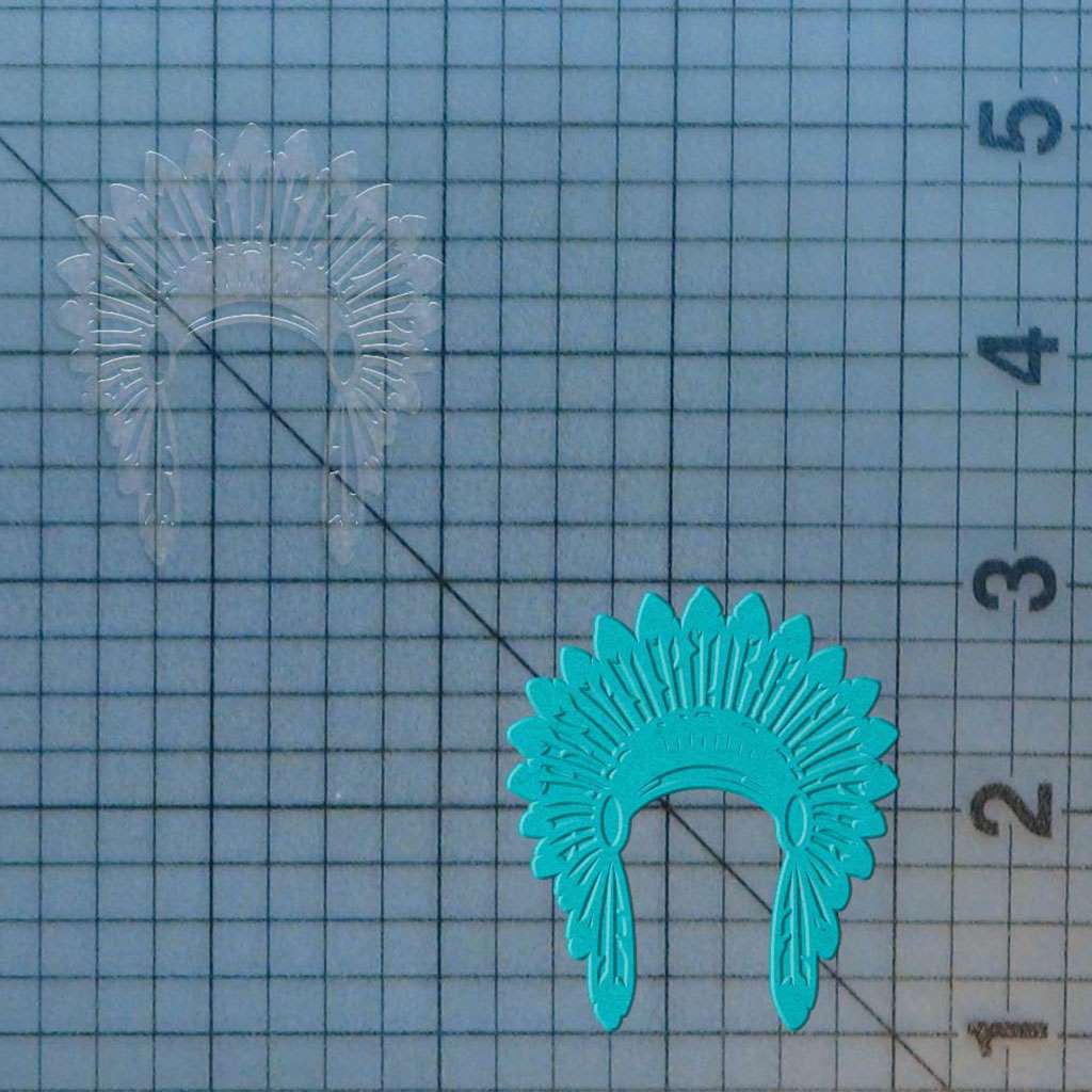 Native American Headdress 227-471 Cookie Cutter and Acrylic Stamp - Image 4