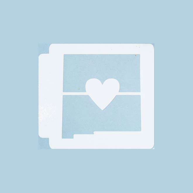 New Mexico State Love 783-A352 Stencil