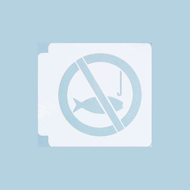 No Fishing 783-A191 Stencil