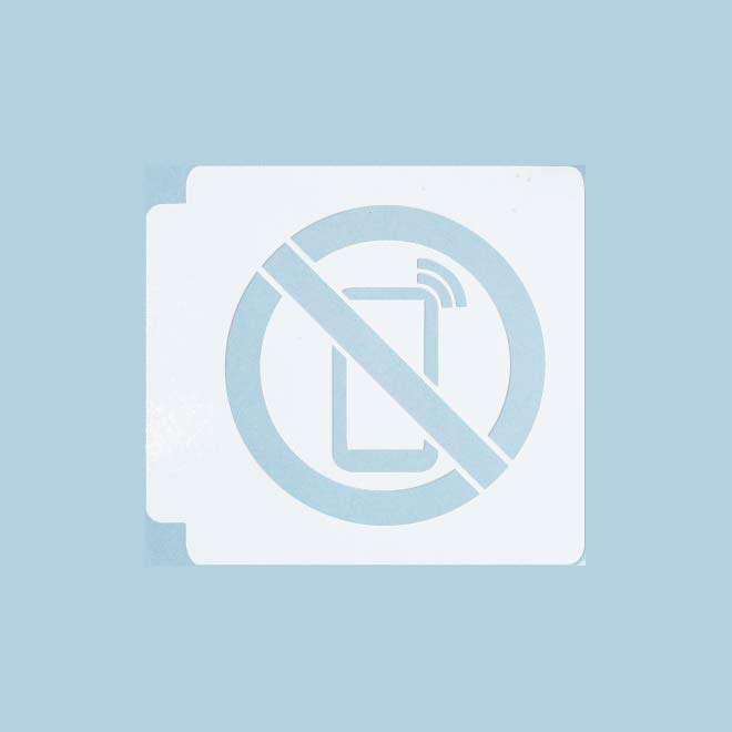 No Phones 783-A190 Stencil