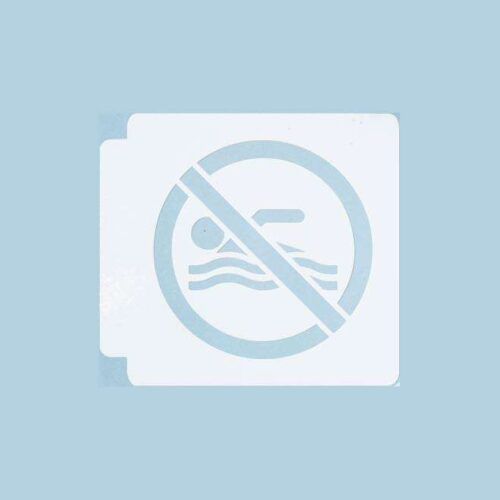 No Swimming 783-A193 Stencil