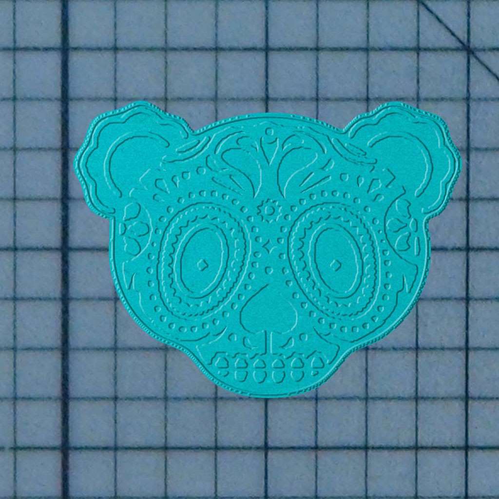 Panda Sugar Skull 227-349 Cookie Cutter and Stamp